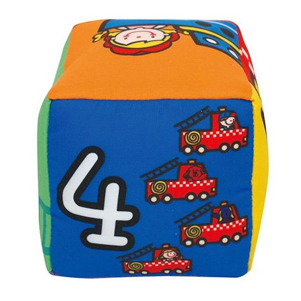 Zábavné textilní kostky - Autíčka