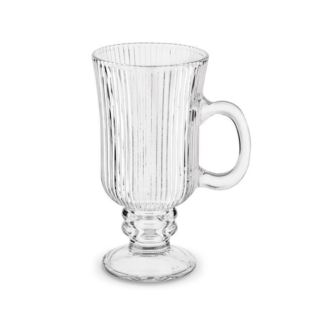 sklen. 240ml, 1ks, ANASTAZJA (Venezia)vroubk.,s uchem