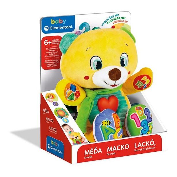 CLEMENTONI Interaktivní medvídek LELE se zvuky