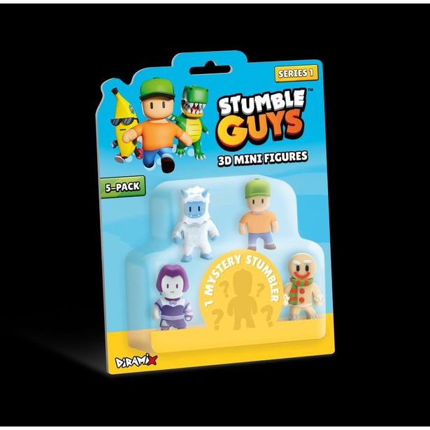 Stumble Guys 3D mini figures series 2 - blister 5 pcs