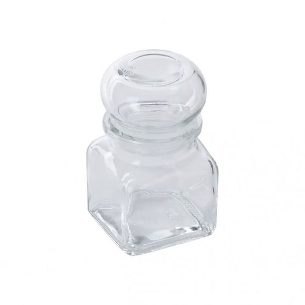 dóza 120ml TK120/2, 5,5x5,5x9cm, sklo