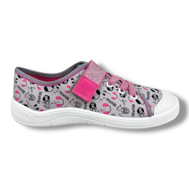 Dětské tenisky Befado - šedá, MUSIC