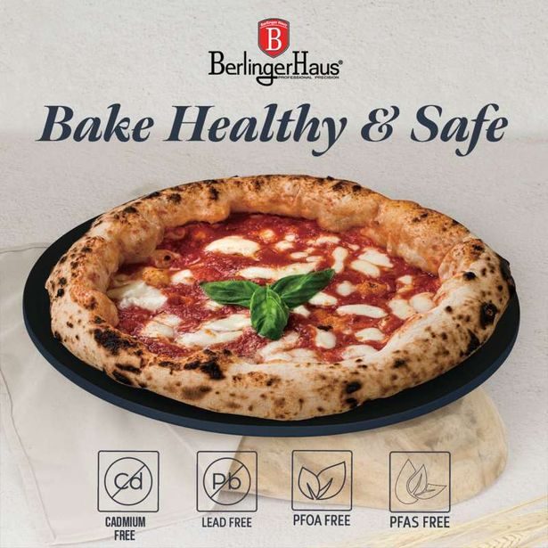 BERLINGERHAUS Pánev na pizzu s titanovým povrchem 36 cm Dep Sea Collection BH-8700