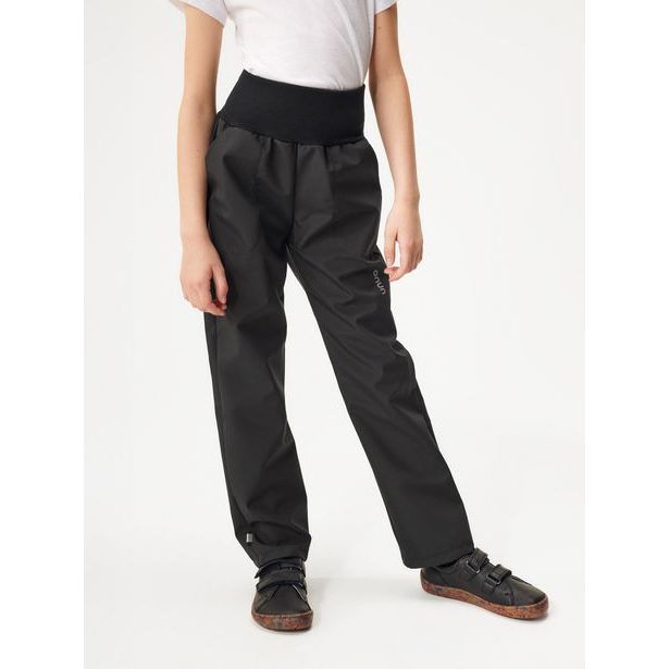 Unuo Dětské softshellové kalhoty bez zateplení Simple, Černá