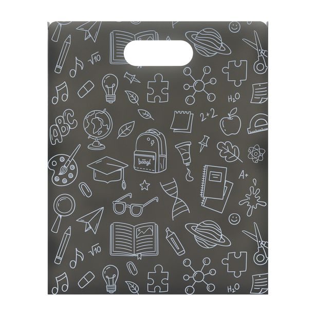 BAAGL Plastové desky na školní sešity School šedé