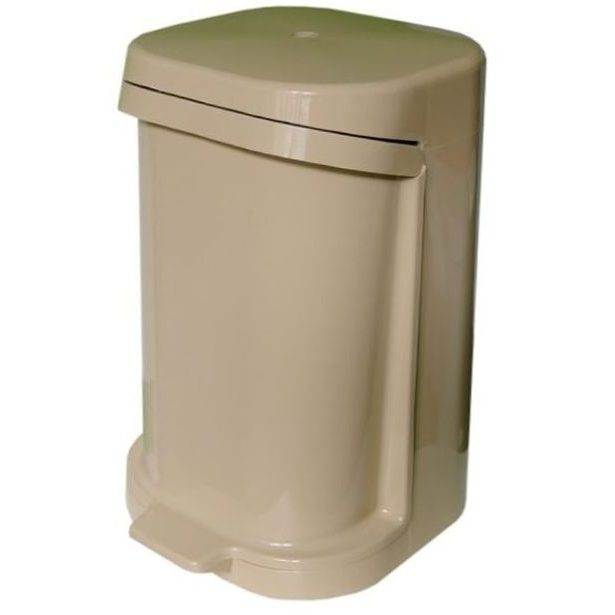 koš odp.25l nášlapný celobéžový 26x26x43cm *PO 1.7.
