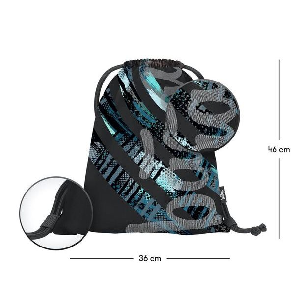 BAAGL SET 3 Skate Struktury: batoh, penál, sáček Baagl