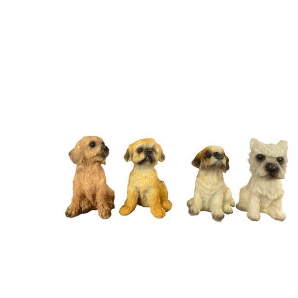 dekorace PES sedící 5x3,8cm, v.6,5cm, sáček, polyresin