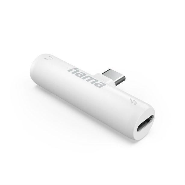 Hama audio adaptér USB-C na jack 3,5 mm, aktivní, USB-C napájení