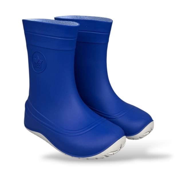 Dětské barefoot holinky LICO Aride Rain – modré