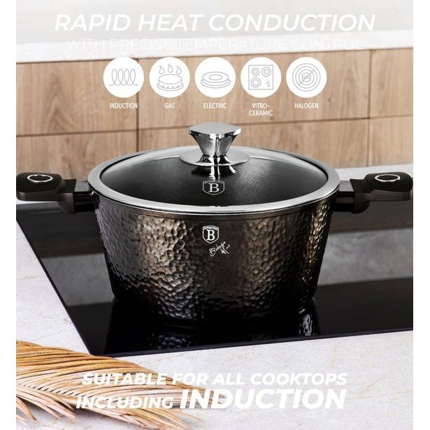 BERLINGERHAUS Sada nádobí s titanovým povrchem 15 ks Primal Gloss Collection BH-8244