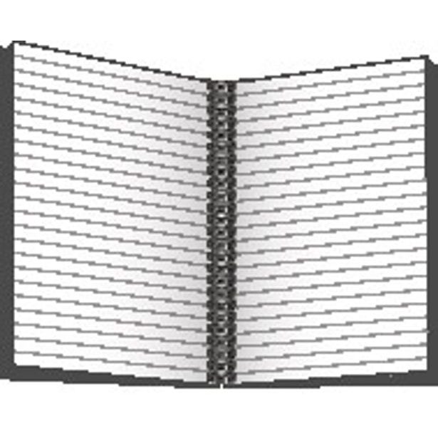 Spirálový blok Violetta – Flowers, linkovaný, A5 Baagl