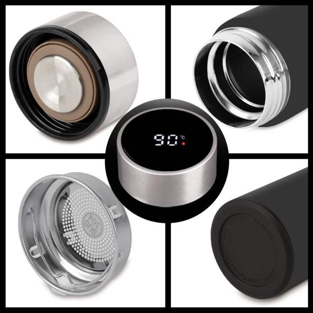 BERLINGERHAUS Termoska nerez s LED displejem 500 ml Antracit Collection BH-9805