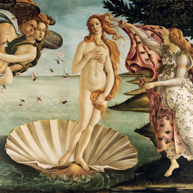 NOTIQUE Poznámkový kalendář Sandro Botticelli 2027, 30 x 30 cm