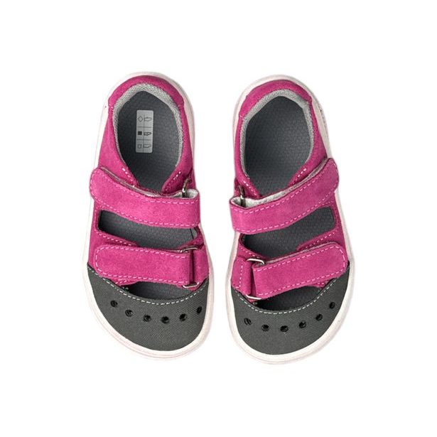 Dětská letní obuv Jonap - Růžová s okopovou špičkou