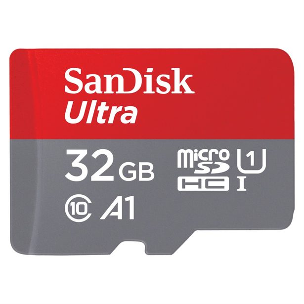 SanDisk Ultra microSDHC 32 GB 120 MB/s A1 Class 10 UHS-I, s adaptérem