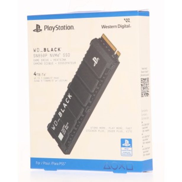 WD BLACK SN850P HEATSINK PCIe 4TB M2