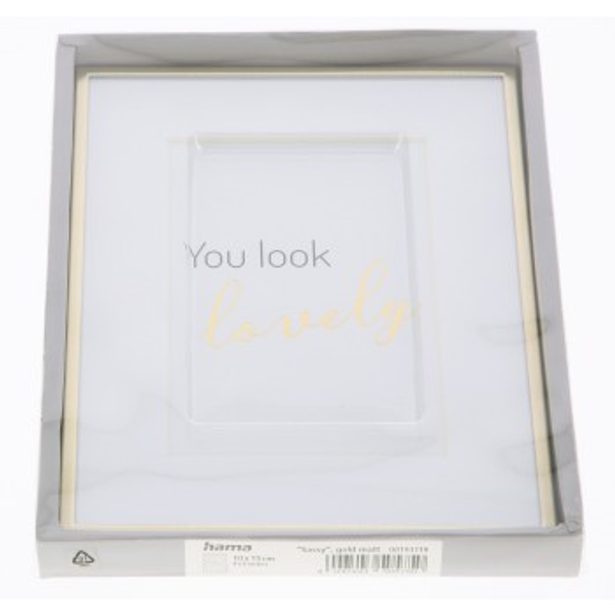 Hama portrétový rámeček SASSY, 10x15 cm, zlatá matná