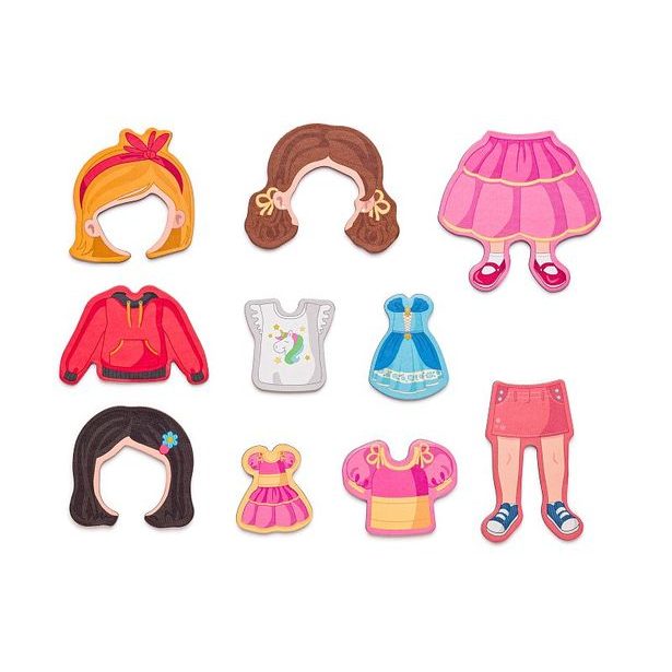 WOODY Krabička s magnetickými tvary - Módní salon