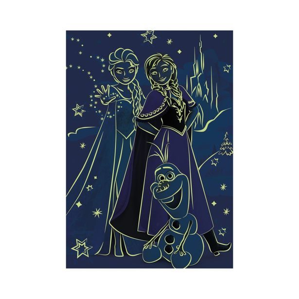 FROZEN: KOUZELNÉ SESTRY 100 XL neon Puzzle