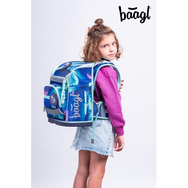 BAAGL SET 5 Zippy Plus Aurora: aktovka, penál, sáček, zástěra, peněženka GRS