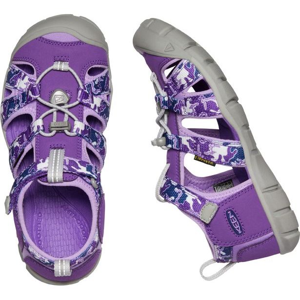Sandály KEEN SEACAMP II CNX YOUTH camo/tillandsia purple