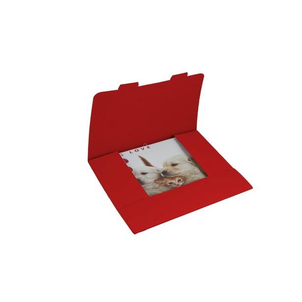 Obálka dárková na kalendáře 30x30 cm - červená, balení 3 kusy Baagl