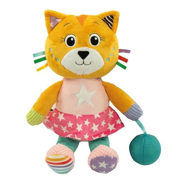 CLEMENTONI Clemmy baby - Můj první plyšák - Kočička v dárk. kazetě