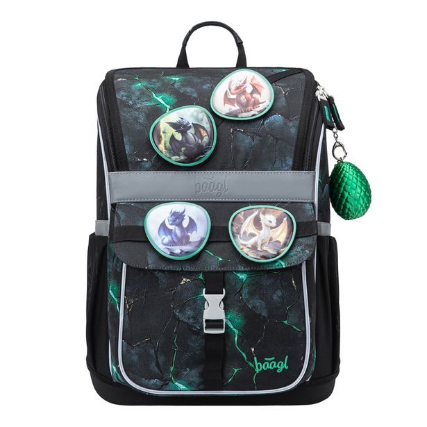 BAAGL SET 5 Zippy Draci: aktovka, penál, sáček, zástěra, peněženka