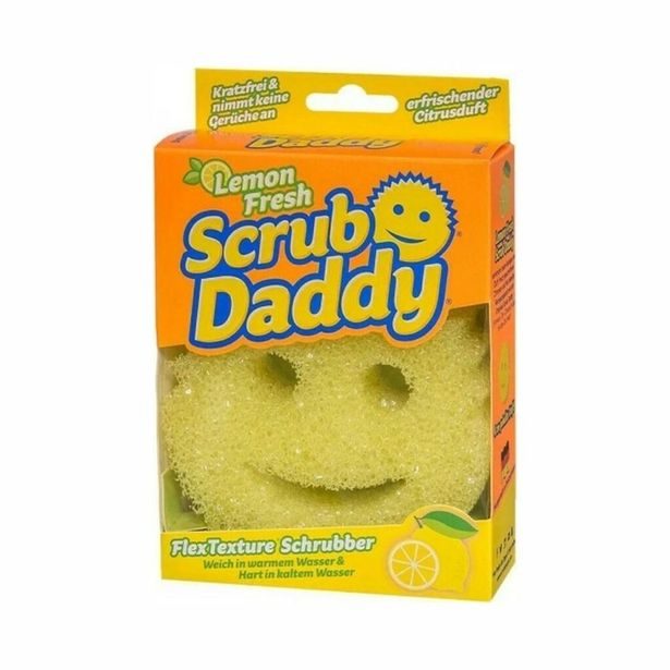 houba SCRUB DADDY žlutá (v teplé vodě měkne)