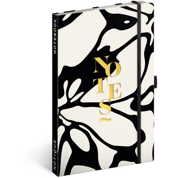 NOTIQUE Notes Abstrakt linkovaný, 13 x 21 cm
