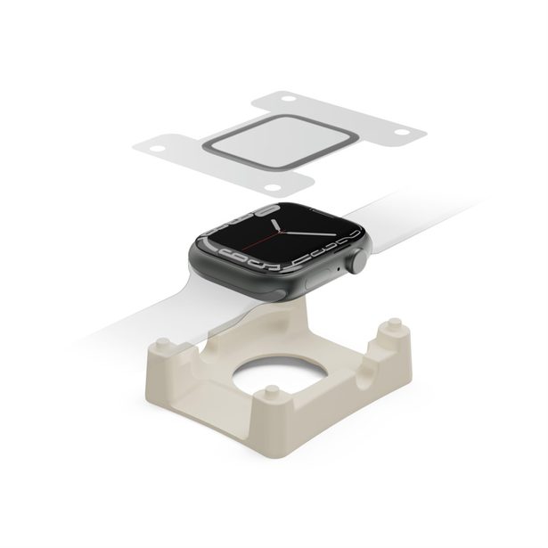 Hama Super Hybrid, ochrana displeje pro Apple Watch SE 3, 40 mm, D3O®, nerozbitná