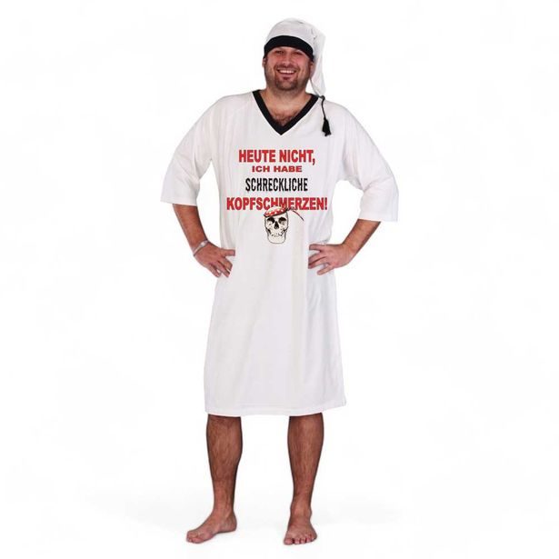 Lustiges Nachthemd: Heute nicht, ich habe schreckliche kopfschmerzen!