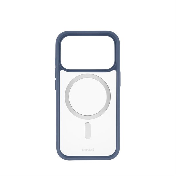 Hama Frame Protect, kryt pro Apple iPhone 17 Pro, magnetický, průhledný/modrý