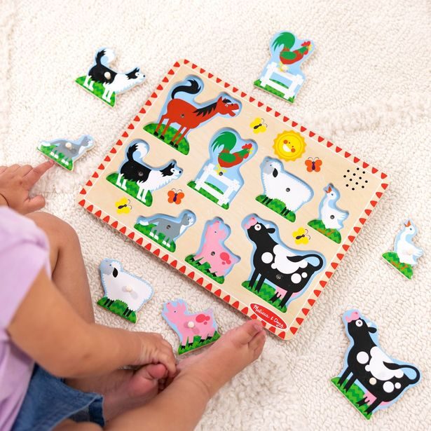 MELISSA & DOUG PUZZLE SE ZVUKOVÝMI EFEKTY