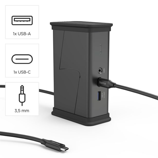 Hama UBS-C 3.2 Gen1hub Connect2Office, 9 portů