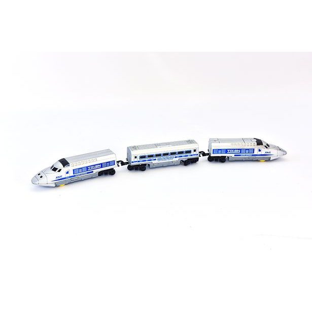 Vlaková dráha, stříbrná, 111cm