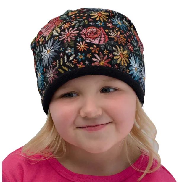 ESITO Zimní čepice spadená Katya - černá