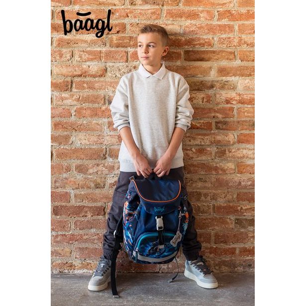 BAAGL Školní batoh Airy Motorka