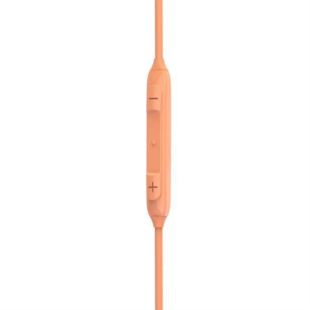 Hama USB-C sluchátka s mikrofonem Curly, špunty, oranžová