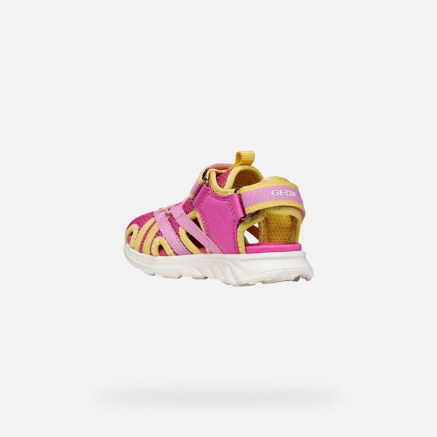 Růžové dívčí sandály Geox Sandal Airadyum