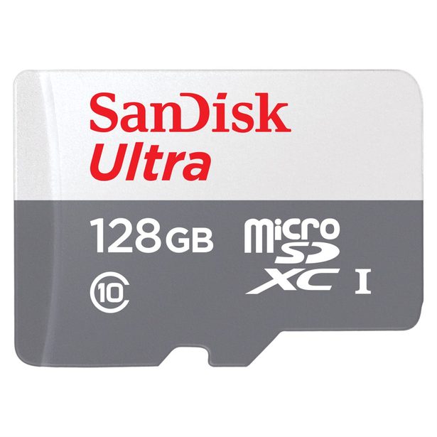 SanDisk Ultra microSDXC 128 GB 100 MB/s Class 10 UHS-I, s adaptérem