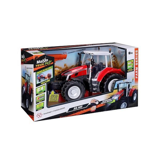 Maisto Maisto RC - Massey Ferguson Traktor s radlicí se světly, 2,4 GHz