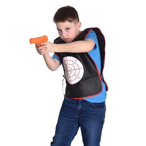 Vesty s vodní pistolkou