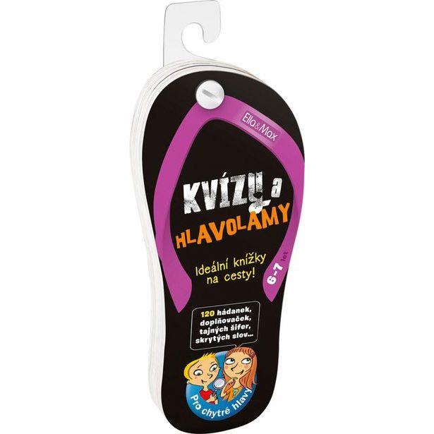 KVÍZY A HLAVOLAMY, 6-7 let – Zábava na cesty Baagl