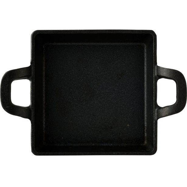 MASTERPRO Pekáč litinový s podstavcem COOK & SHARE 12,6x18,5x3,6 cm černá BGMP-3805-EM