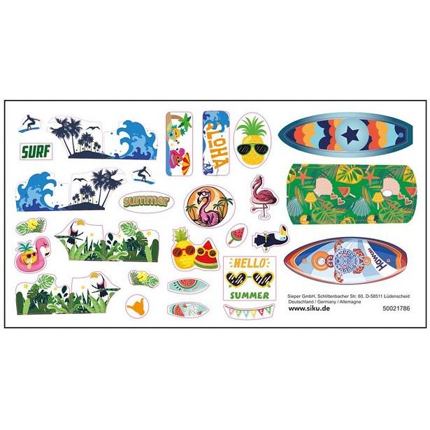 SIKU Style my SIKU - skládací model MINI Countryman s nálepkami