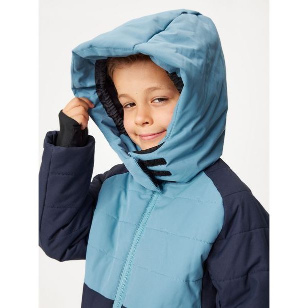 Unuo Dětská zimní bunda Ski, Tm. Modročerná
