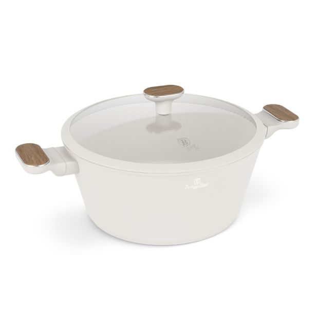 BERLINGERHAUS Kastrol s titanovým povrchem a poklicí 28 cm Sahara Nordic Collection BH-8321