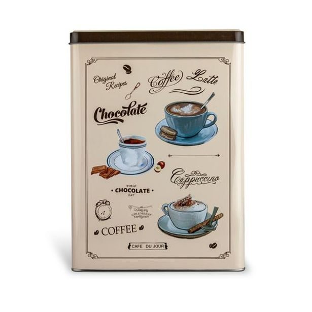 TORO DÓZA "CAFÉ DU JOUR" PLECH OBDÉLNIK 18X10X25CM_hamashop